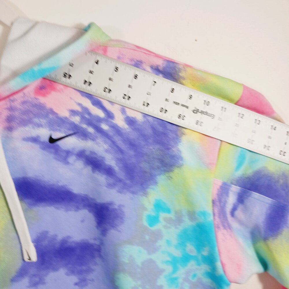 Nike Tie-Dye Pastel Hoodie in Pink, Blue, Green, Purple - Picture 11 of 16